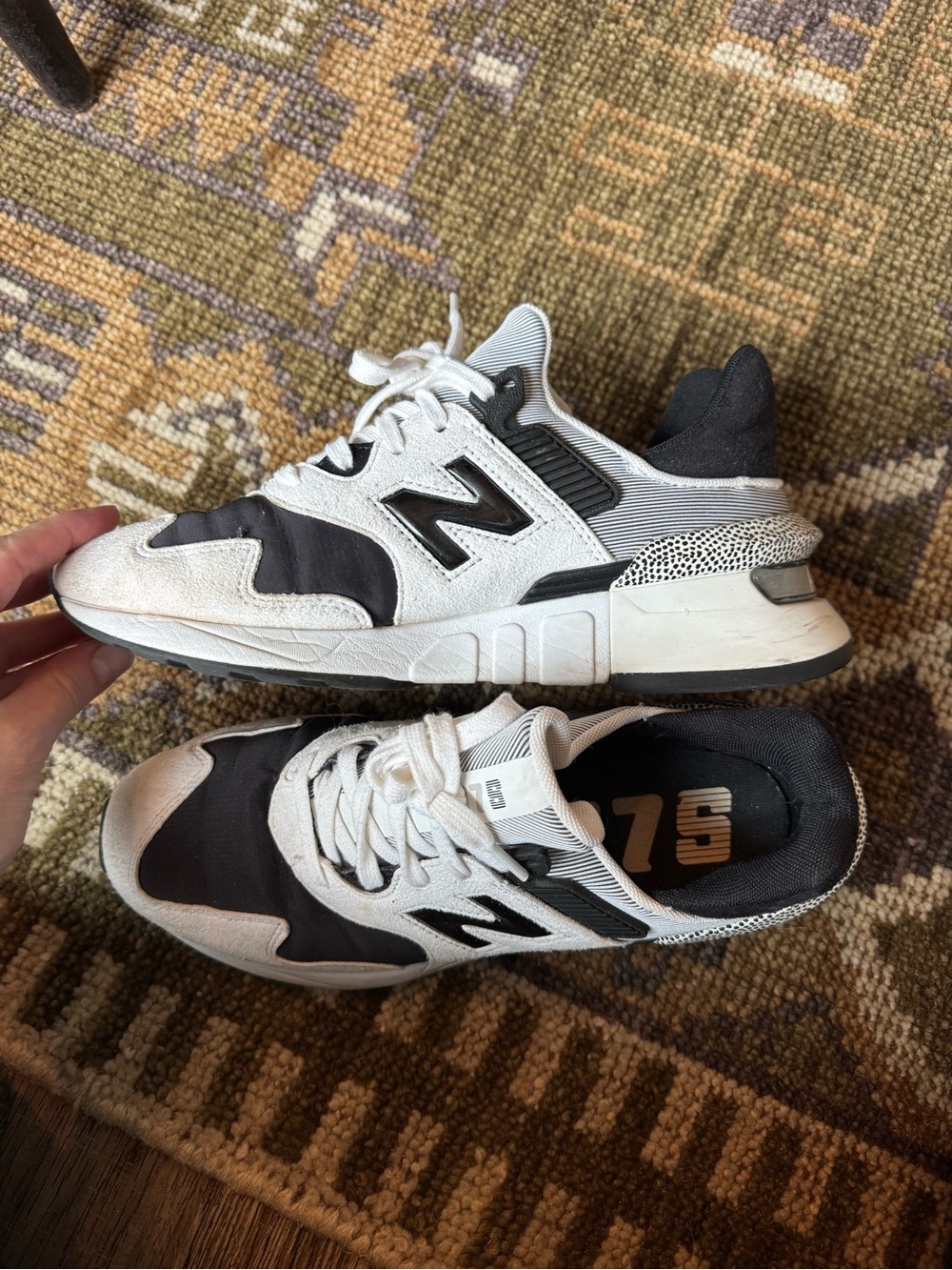 New Balance Black and White Women's Sneakers